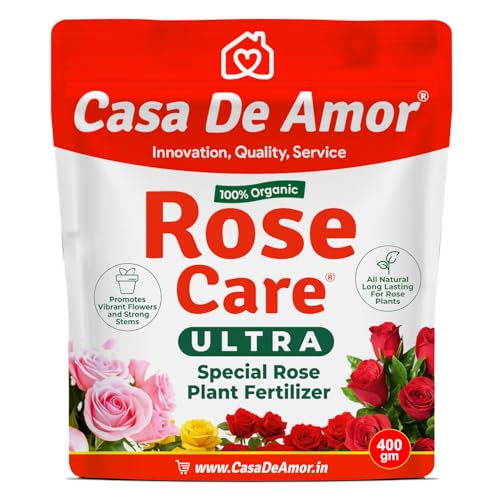 Organic Rose Care Ultra Fertilizer – NPK-Rich Bloom & Root Booste...