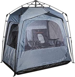 FOFANA Pod All Weather Sports Tent - Largest Sports Pod Pop Up Tent for Up to 4 People - Pop Up Pod for Rain Wind Cold Bugs - Bubble Tent with Clear and Mesh Windows - Weather Tent Pods for Sports