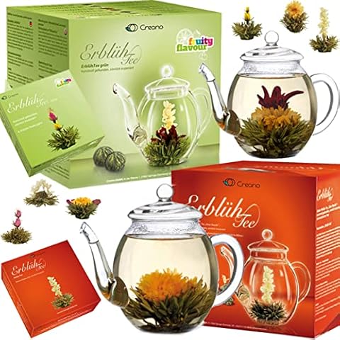Creano 2x Teeblumen Geschenkset - Erblühtee Cover