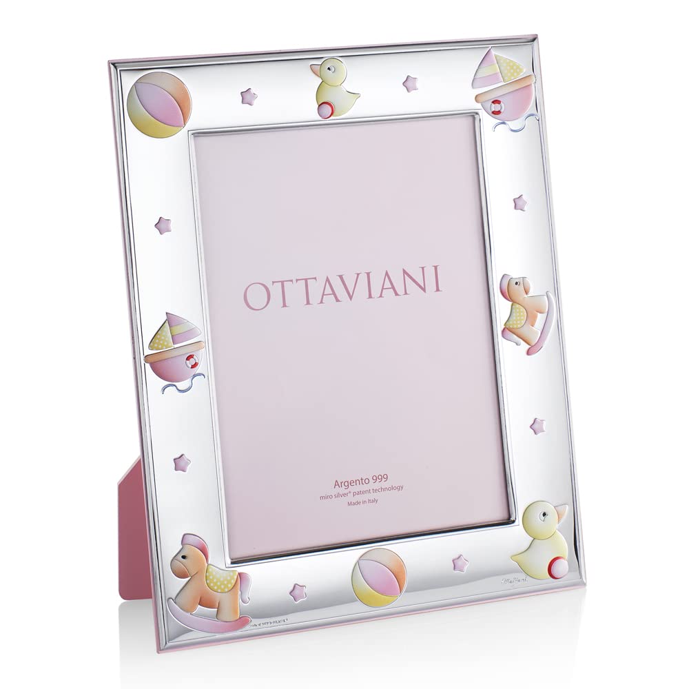 Ottaviani Portafoto della Collezione Giocattoli in Miro Silver cm 13x18