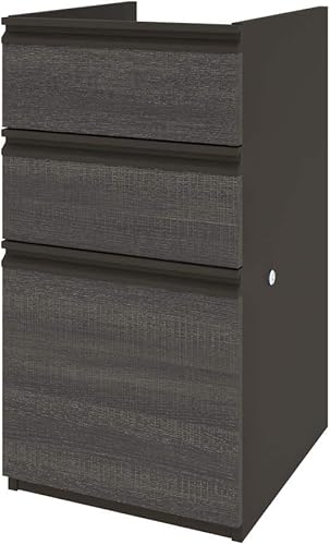 Bestar Prestige + Pedestal complementario, 16 W, gris ladrido y pizarra