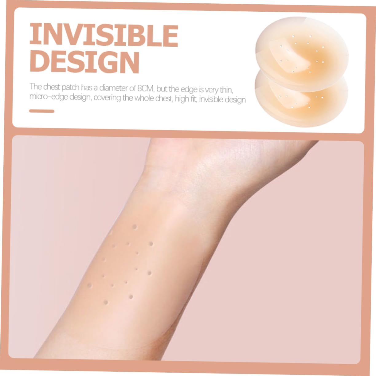 Women Adhesive Covers Female Breast Sticker Covers Reusable