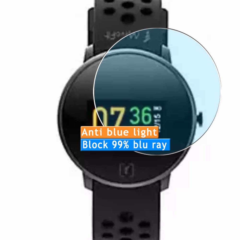 Vaxson3-Pack Anti Blue Light Screen Protector, compatible with MevoFit Race-Dive Smart Watch smartwatch, TPU Guard Film Protectors Sticker [NOT Tempered Glass] New