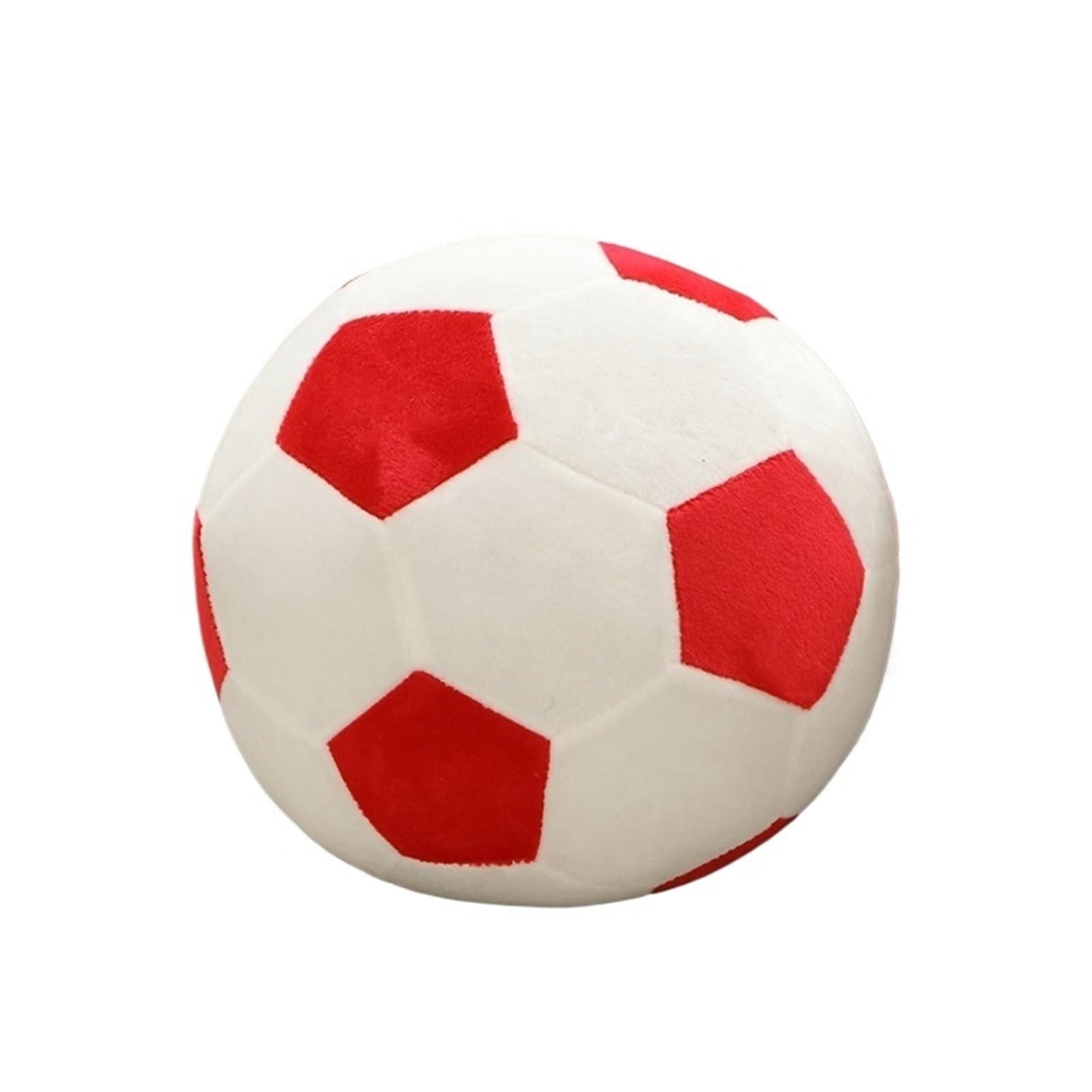 GIYXHU 20/30/45cm Soft Football Cushion Pillow Filled With PP Cotton for Sofa(White red,45cm)