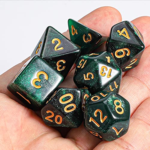 CiaraQ 7pcs Polyhedral Dice Set for Dungeon and Dragons MTG Table Games - image 7