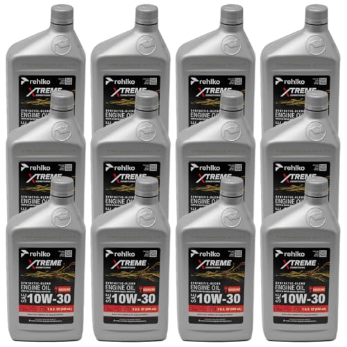 Kohler Replaces 12P Command Engine 10W-30 Motor Oil Case of (12) 25 357 06s 1 Quart Bottles