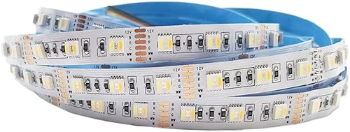 Miniatura 3 de DC12V 5in1 RGBCCT 5 colores en 1 LED 5050SMD RGBWW RGB+temperatura de color regulable sintonizable 2700K-6500K 16.4ft 60LEDs300LED luces LED