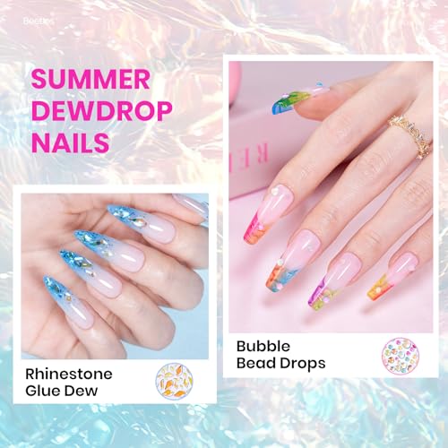 Image of Beetles Jelly Gel Nail Polish Set - 20 Colors Neon Rainbow Pink Yellow Purple Glitter Gel, Soak Off UV LED Gel Nail Kit with Base Matte Top Coat DIY Nail Art Gift for Women