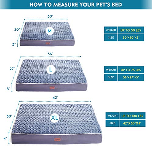 Western Home Large Dog Bed for Large, Jumbo, Medium Dogs, Orthopedic Pet Bed Mattress with Removable Washable Cover… - Image 7