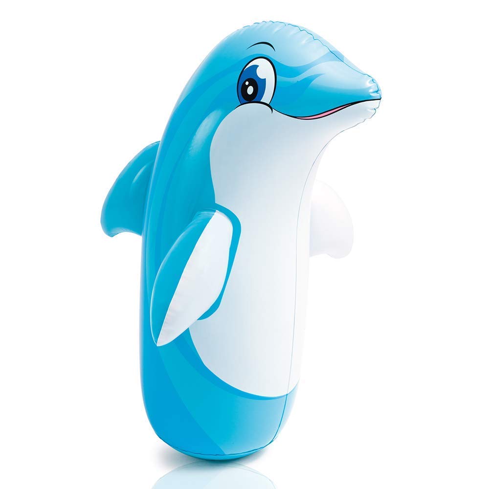 Bop Bag Hit me Toys for Child Age 4+ Years Hit me Toys, Punching Bag for Kids, Tiger Shape Punching Bag, Large Size - 98 cm Height, Pack of 1