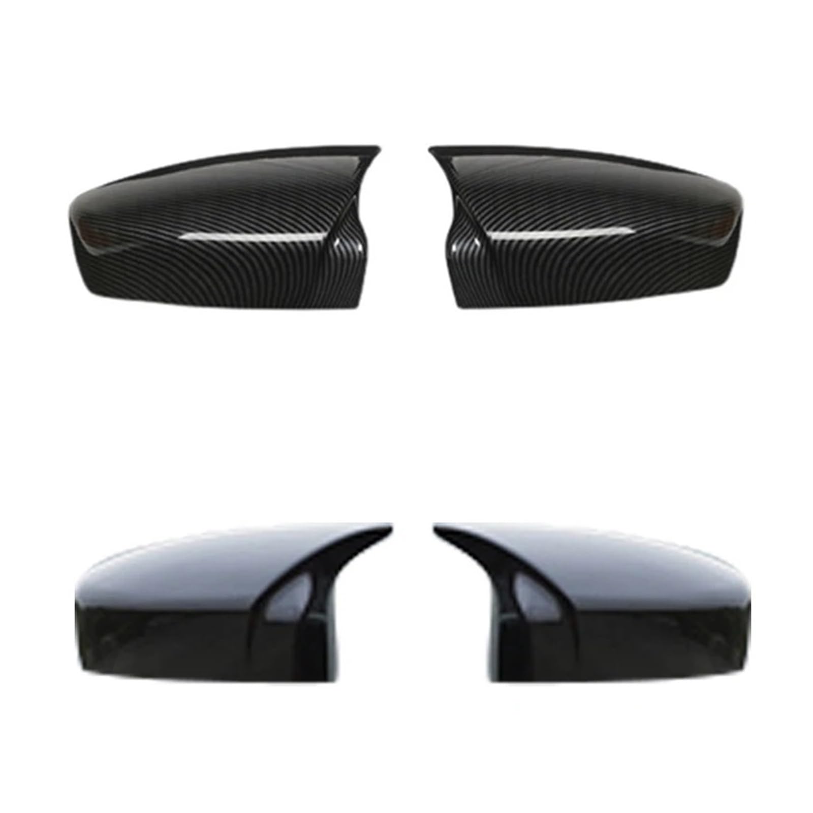 pokrowiec na lusterko wsteczne 1 para osłon na lusterko wsteczne do stylizacji samochodu, osłona obudowy lusterka, wstecznego Mazdy 3 Axeli 2014-2019(Carbon fiber pattern)