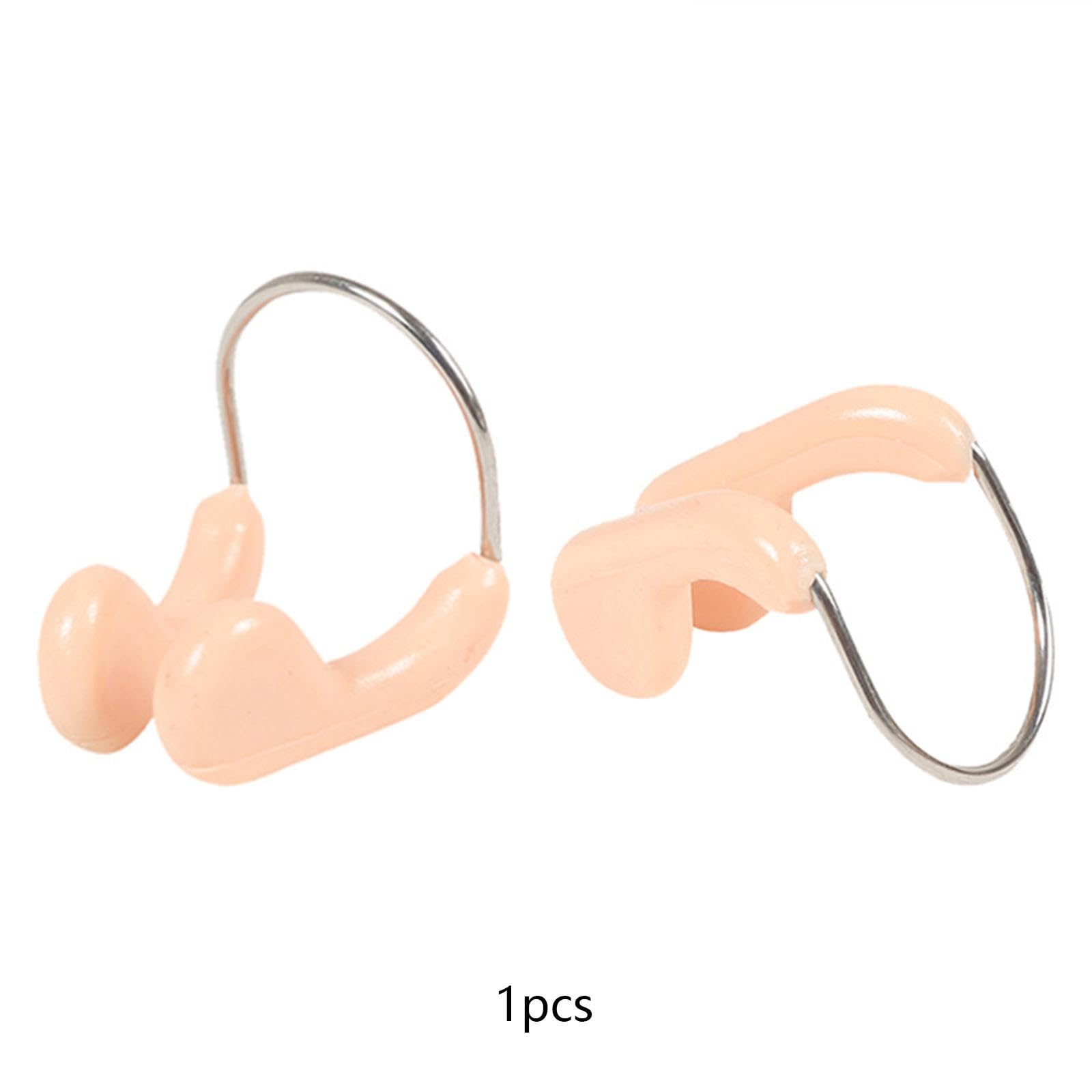 RNXRZANK 3xSwimming Noses Swim Nose Clip Reusable Silicone Stainless Steel Noses Nose Protector for Surfing Outdoor