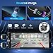 Single Din Car Stereo with Wireless CarPlay Android Auto Mirror Link, Driauto Car Radio Bluetooth Handsfree Headunit 6.9 Inch 1 Din IPS Touch Screen FM Type-C USB Charging EQ SWC with Reverse Camera