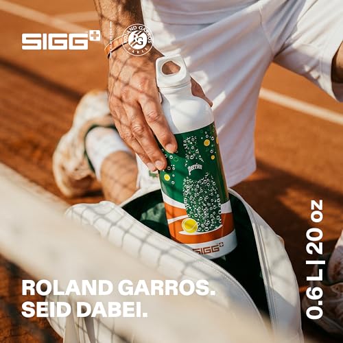 Sigg - Alu Trinkflasche - Traveller Roland Garros - Swiss Made - Für Kohlensäurehaltige Getränke Geeignet - Auslaufsicher - Federleicht… – Ansicht 2