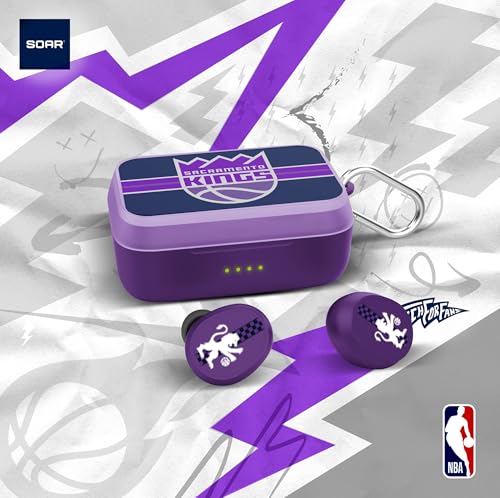 Image of SOAR NBA Wireless Sport Earbuds: Comfortable Fit & Convenient Charging