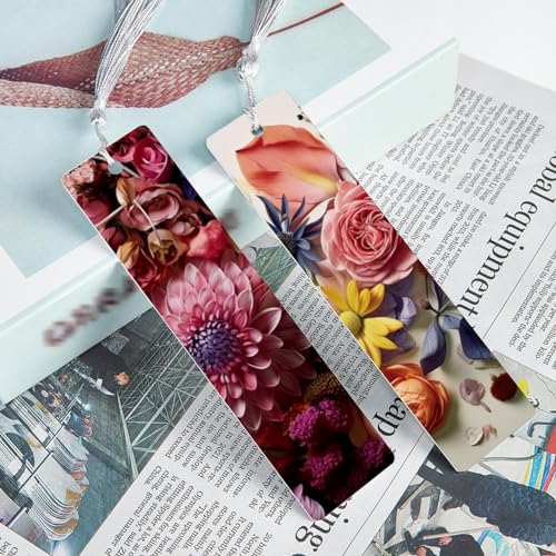 Marque-pages fleurs : le coffret de 6 cadeaux parfaits pour les lecteurs - 4