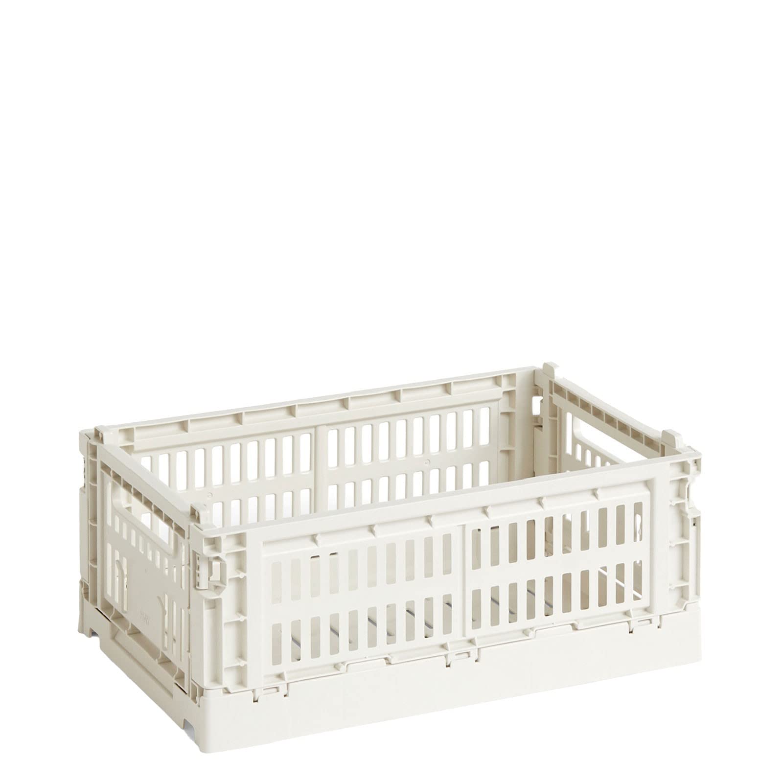 HAY Colour Crate S Transport Box Recycled Polypropylene Off-White