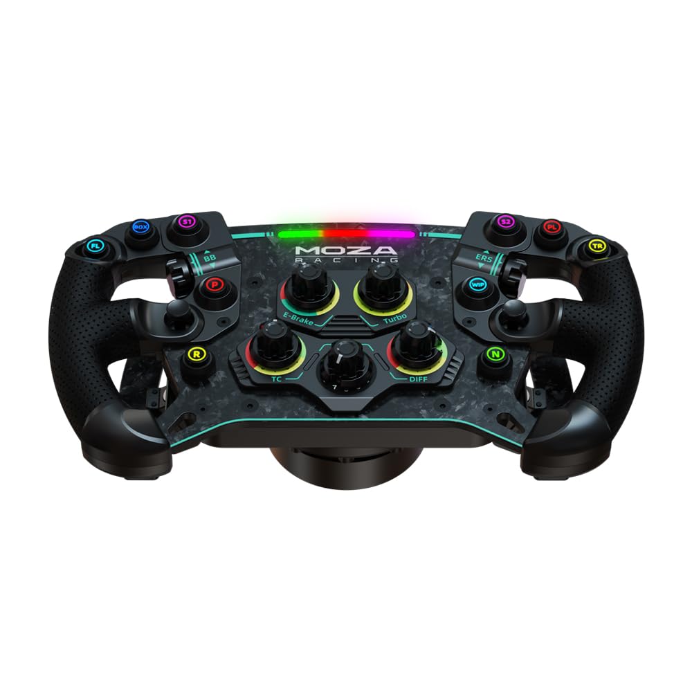 Amazon.co.jp: MOZA GS V2P Steering Wheel Leather フォーミュラー