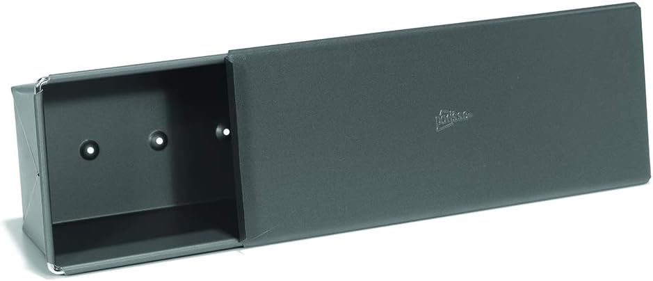 Set 2 Moules à Pain Anti-adhésif Or Rose - Capacité 450g & 230g, Acier Carbone, Couvercle Coulissant - Pour Brioche, Cake, Pain De Mie - 4