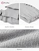 PATPAT Girls Skirt Sets Size 13-14 Years, Grey Crop Tops and Elastic Waisted Pleated Skorts 2 Piece Outfits, Girls Y2K Outfits, Kids Clothes Summer Clothes Clothing Sets #5