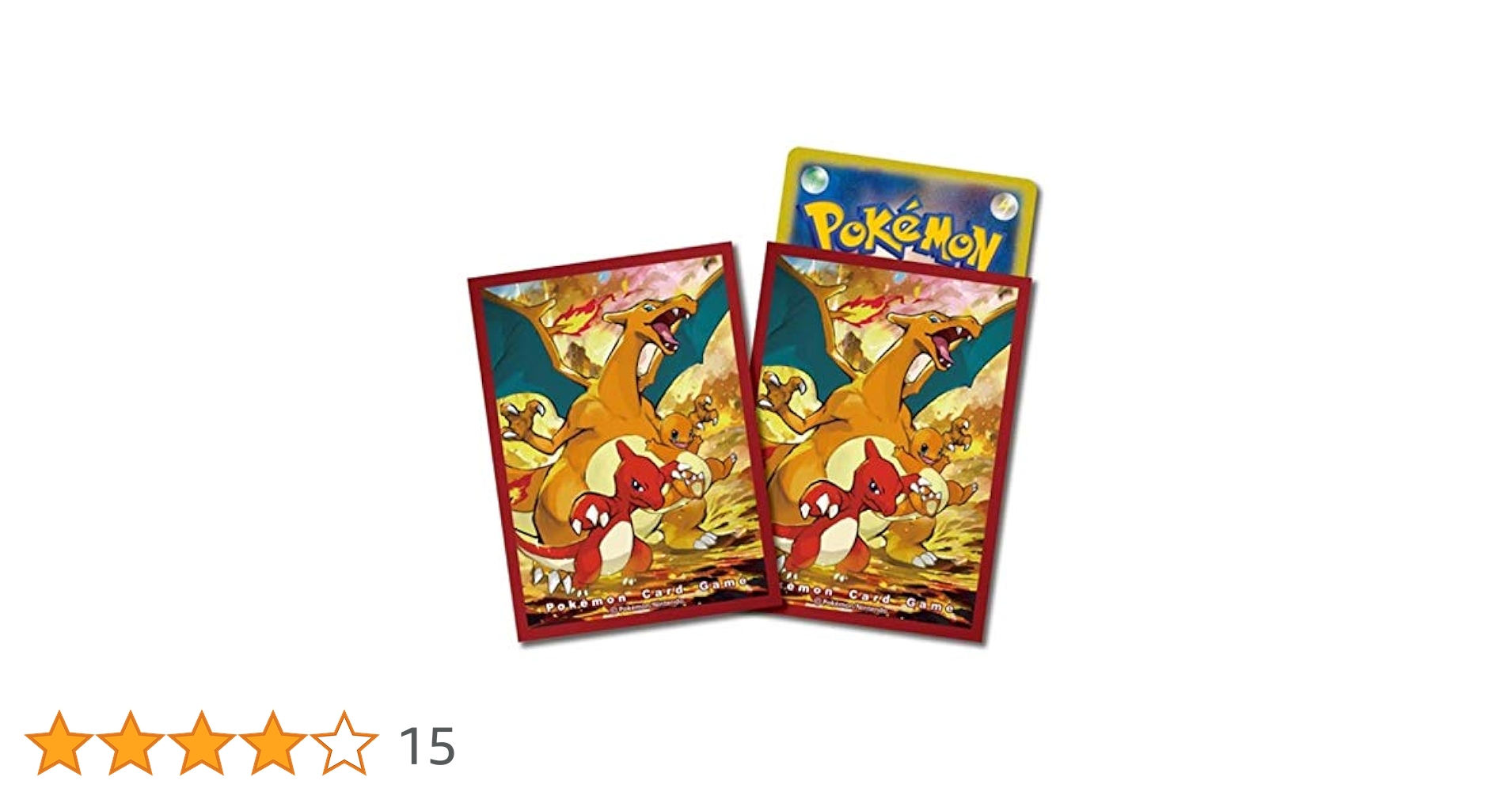 ポケモンカード　リザードン　進化の系譜　スリーブ デッキシールド ポケモンカード】 デッキシールド 進化の系譜 リザードン 64枚