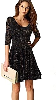 فستان كاجوال كسرات مقاس واحد للنساء، من اف جي