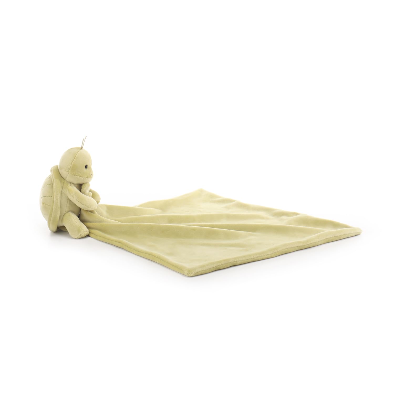 Apricot Lamb Turtle Cute Comforter Plush Security Blanket for Baby Boy and Girl Cuddly Lovey for Infant and Toddlers Green 13x13 Inches - Image 3