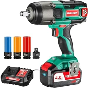 HYCHIKA Accu-draaislagschroevendraaier 18V accu slagschroevendraaier 350NM