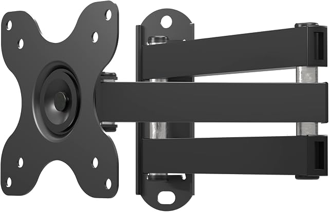TV Wall Mount, Tilt Extend Rotate Swivel TV Wall Bracket for Most 13-30 inch LED/LCD/OLED/Plasma Flat & Curved TV up to15kg with VESA 75×75/100×100 mm, Full Motion TV Mount Vesa Wall Mount MA1330