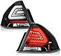 VIPMOTOZ Black Bezel Premium LED Tail Light Housing Lamp Assembly For 2006-2013 Chevy Impala & Limited Model Driver and Passenger Side Replacement