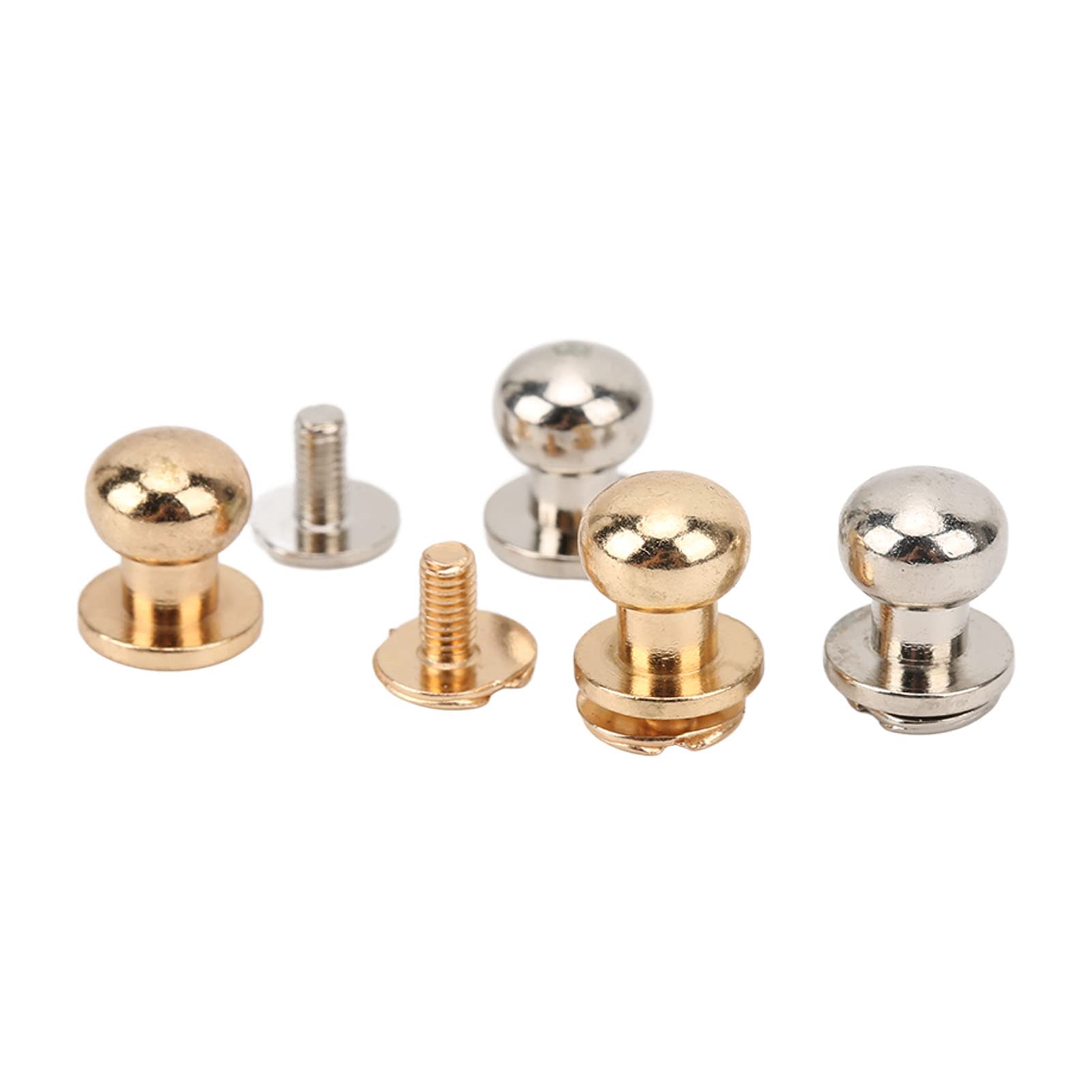 200 juegos de remaches de monje de 9x8 mm, material de cobre ligero, remaches de cuero para manualidades, ropa decorativa, zapatos, bolsas
