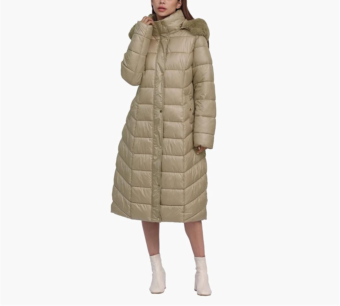 Amazon.com: Women's Winter Thickened Warm Knee-Length Parka