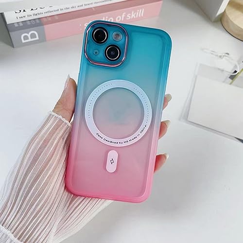 Étui magnétique pour iPhone 14 Plus évite les rayures d'objectif avec son cadre métal