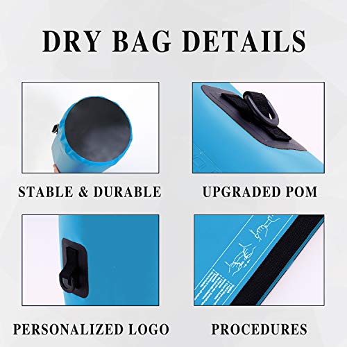 Image of IDRYBAG Dry Bag for Kayaking Waterproof 2L /5L /10L /15L /20L, Small Dry Sack Waterproof Bag for Boating