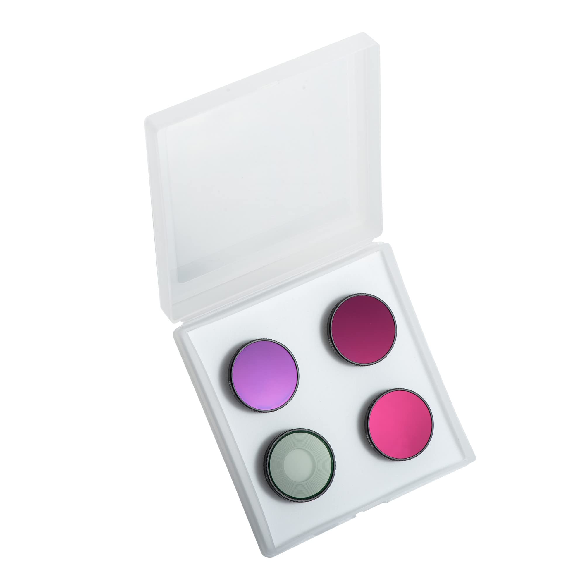 CareFlection ND filter 4-Set for DJI OSMO Action 3 / DJI Action 4 (ND16/32/64/CPL） Professional Camera Lens Glass Cover Optical Multi Layer Coated Kit-Dust Protective Scratch Proof, Quick Release (Anti Glare)