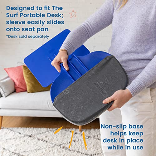 Image of ECR4Kids The Surf Cushion, Added Seat Cushion for The Surf Portable Lap Desk, Padded Foam Support for Flexible Seating, Grey (Surf Desk Sold Separately)