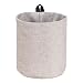 Bigso Soft Hang Around Hanging Storage Basket/Hamper, Small, 6.7 x 6.7 in, Beige