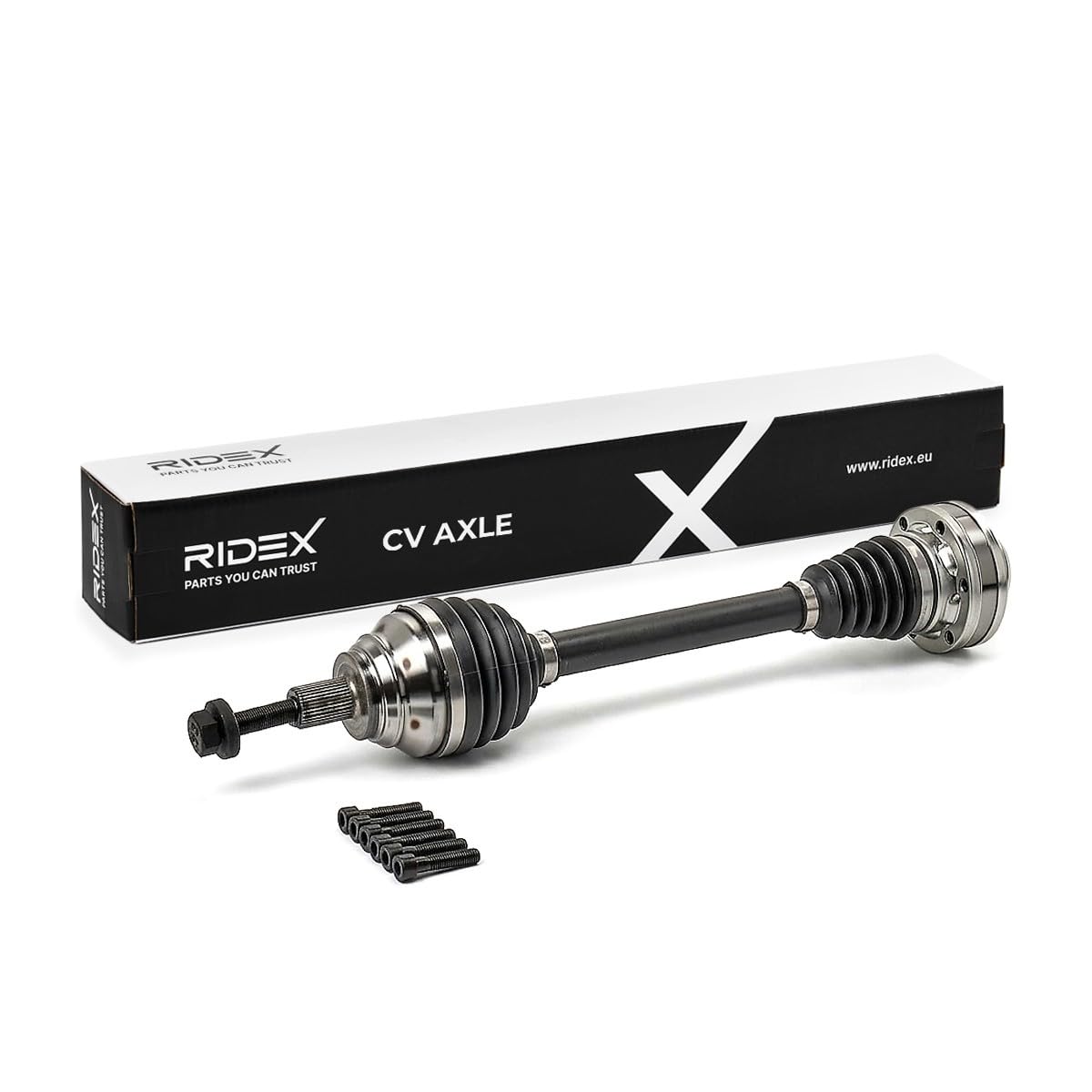 RIDEX 13D2465 Árbol de transmisión Delantero Izquierda Compatible con VW Golf 6 5K1