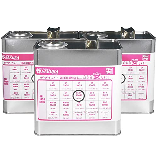 ワケあり エンジンオイル SL/CF 10W-40  鉱物油 3L×3缶 日本製