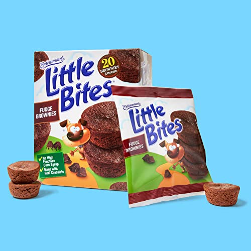 Entenmann's Little Bites Fudge Brownie Mini Muffins 1 Pack (5 Pouches) #TOP5
