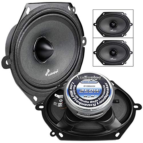 Audiopipe 6"X8"MID Range Loud Speaker, Blue/blk (APMB6800)