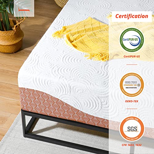 PrimaSleep I-Gel Infused Multi-Layered Memory Foam Mattress #TOP29