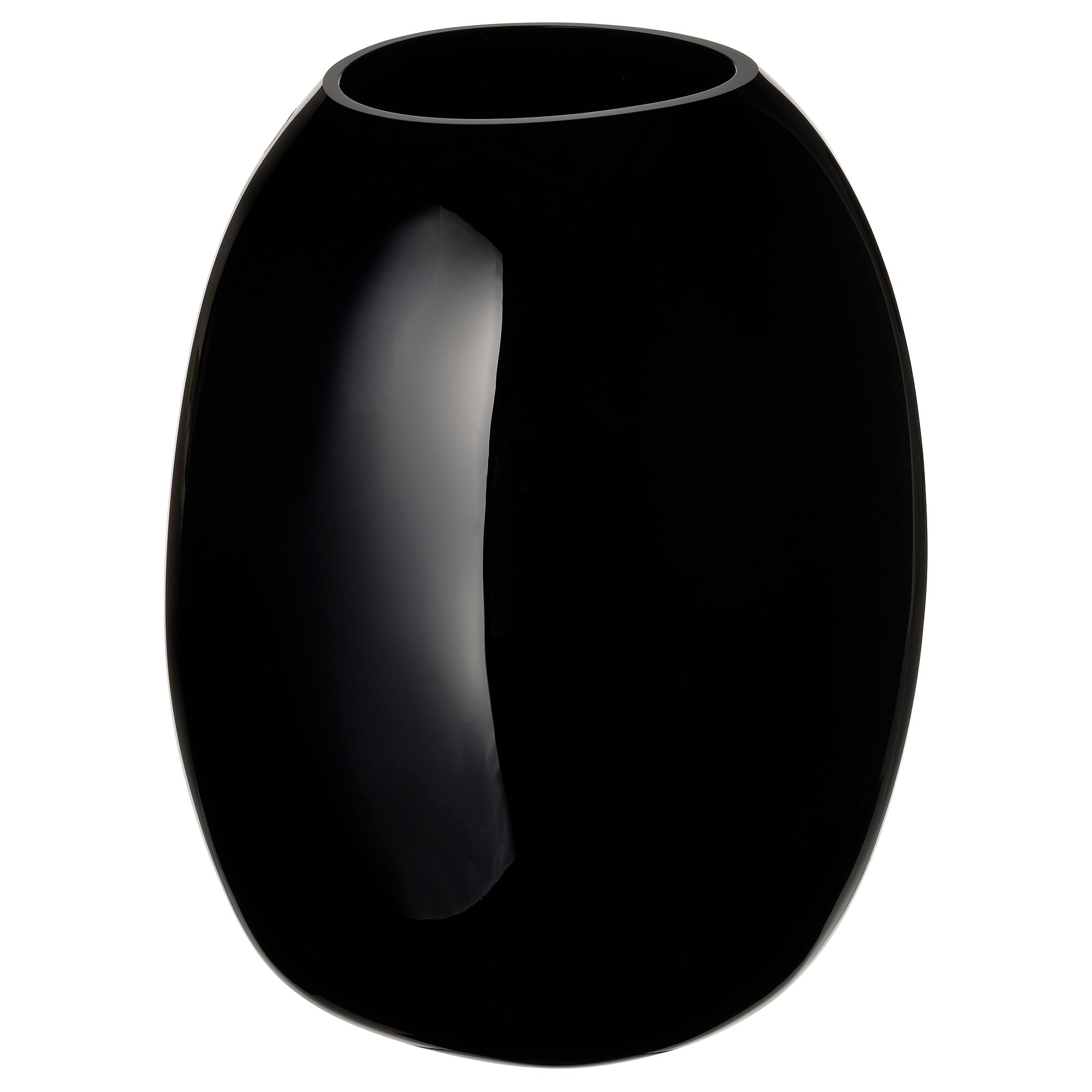 Vase noir STOCKHOLM 2025 pour stabiliser vos grands bouquets 32 cm