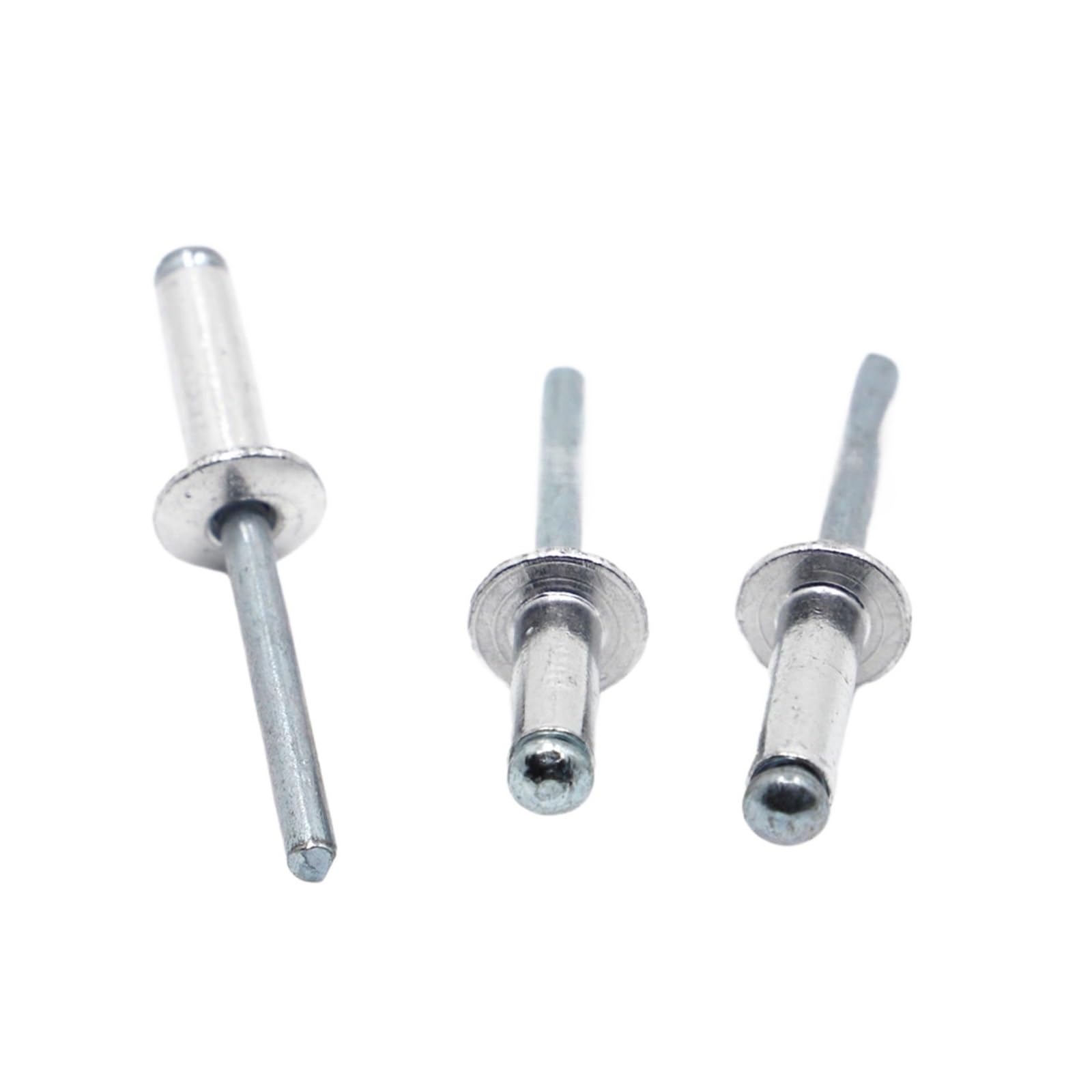Egzasdi 9Mm Large Flange Blind Rivets, Aluminium Mushroom Head Blind Rivets M2.4-M6 10/20 Pack For Furniture Car Aircraft(,M3.2 20Pcs)
