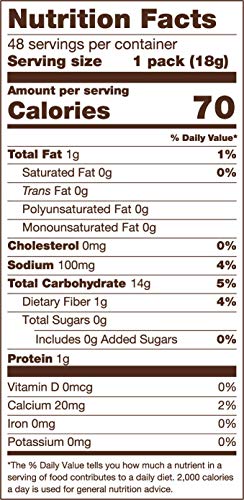 Salmas Oven Baked Corn Crackers, 100% Whole Grain Corn, Gluten Free, Non-Gmo, 48 Individually Wrapped Snack Packs #TOP7