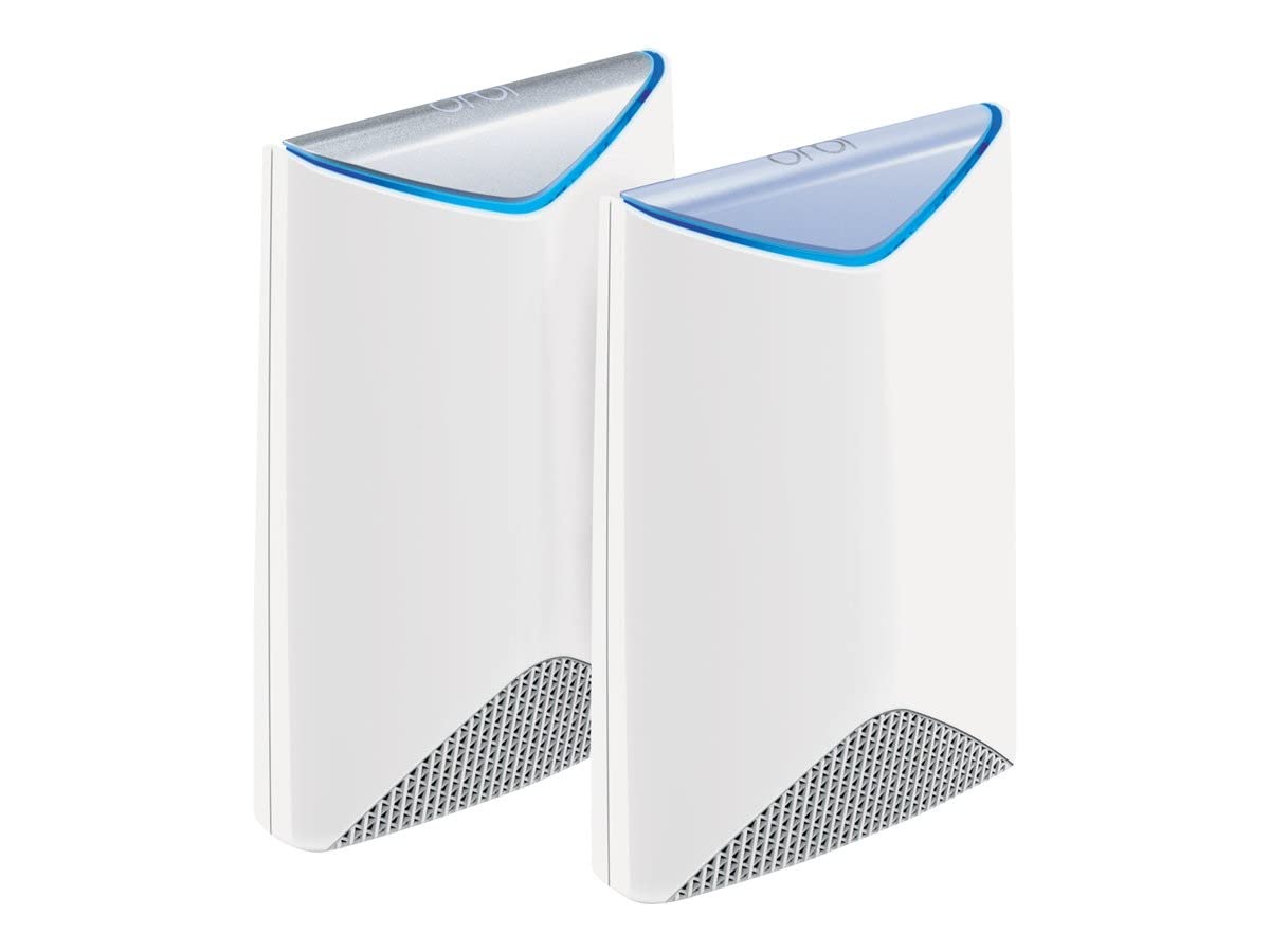 Netgear Sytème WiFi Mesh Tri-Bandes (SRK60), AC3000, Pack de 2, 350 m², 3 Gibts/s, Un WiFi Partout à la Maison ou en Entreprise, Idéal Murs épais, Possibilité de créer WiFi invité Blanc