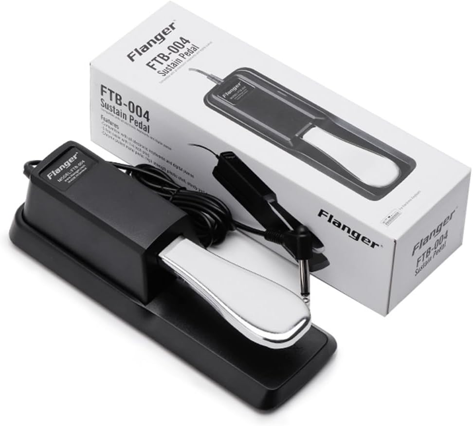 Flanger Sustain Pedal for Yamaha,Korg,Casio Keyboard, Damper Pedal