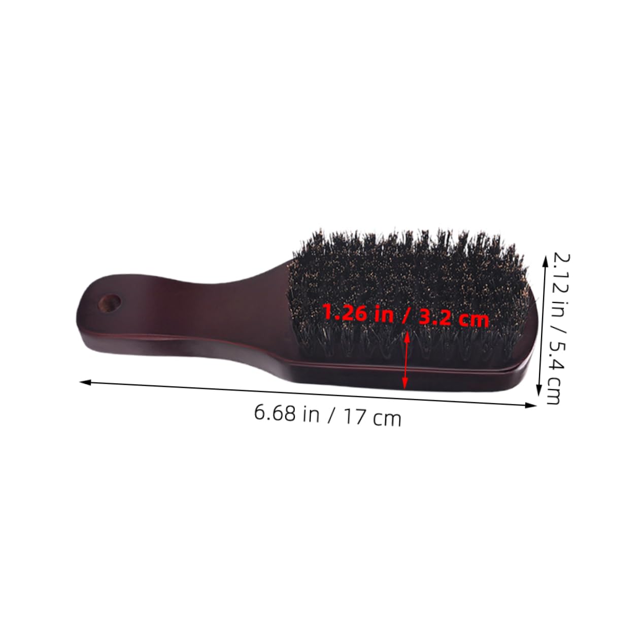 FOMIYES Beard and Hair Grooming Kit 2pcs Boar Bristle Brush Comb Styling Tool Portable for Men
