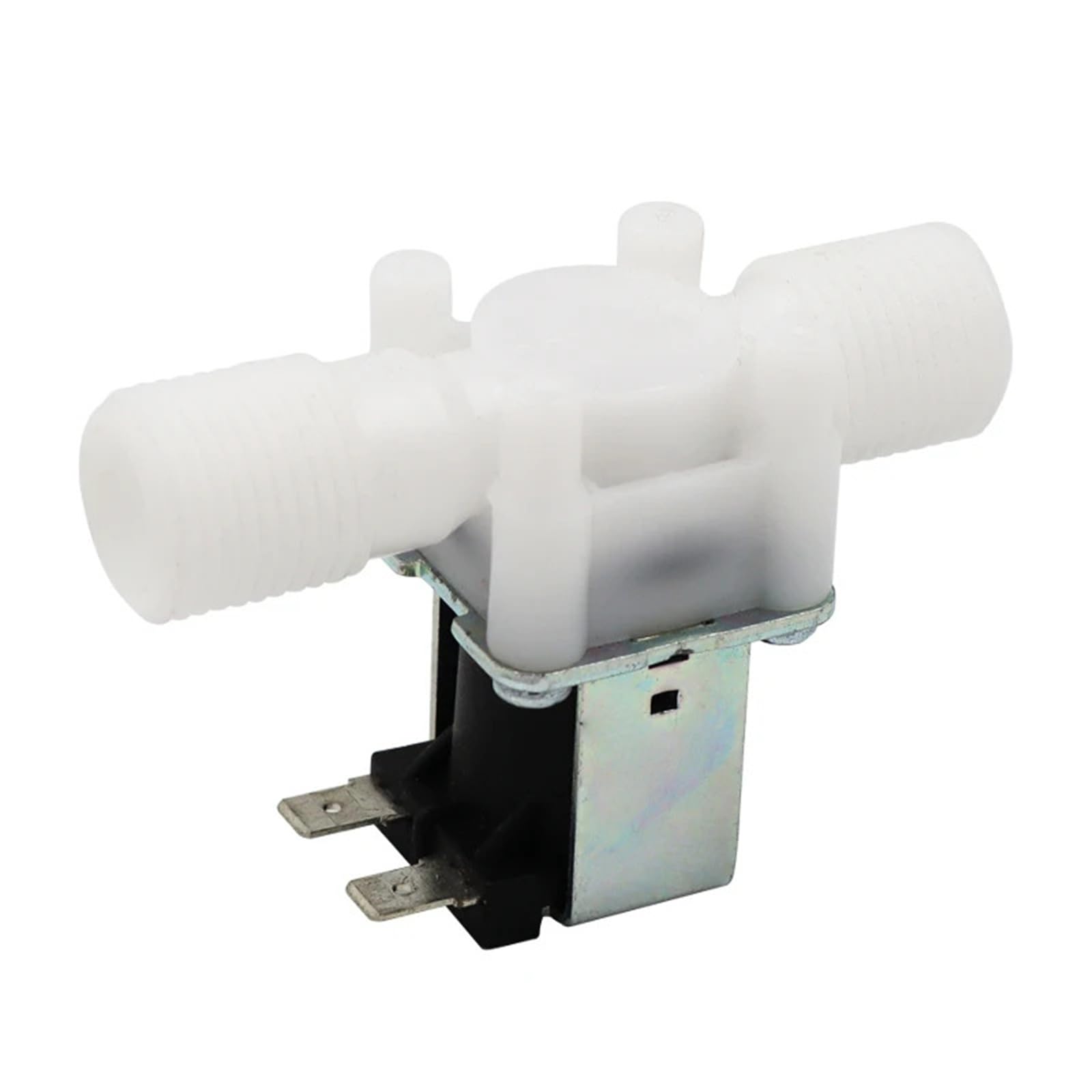 1 szt. tworzywo sztuczne 12 V 24 V 220 V elektryczny magnetyczny zawór regulacyjny zawór elektromagnetyczny normalnie zamknięty 1/2" (DC-12 V)