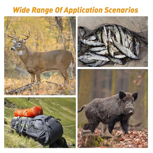 Hirschschlitten, Vielseitiger Wildschlitten, für Hirsch-, Elch-, Elchjagd, Gerätetransport, Brennholz, Garten mit Seil für Schnee, Eis, Berge, Arbeit und Hundeschleppen
